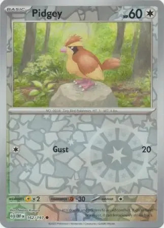 Pidgey 162/197 Reverse Common
