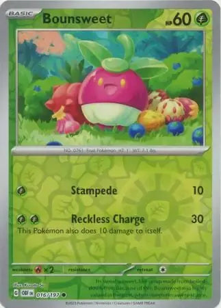 Bounsweet 16/197 Reverse Common