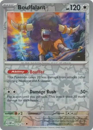 Bouffalant 174/197 Reverse Uncommon