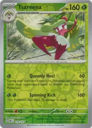 Tsareena 18/197 Reverse Uncommon