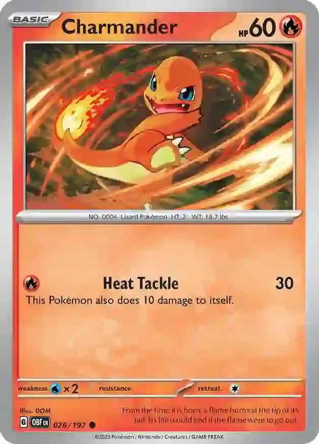 Charmander 26/197 Common