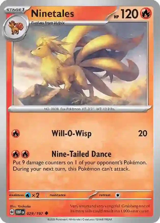 Ninetales 29/197 Uncommon
