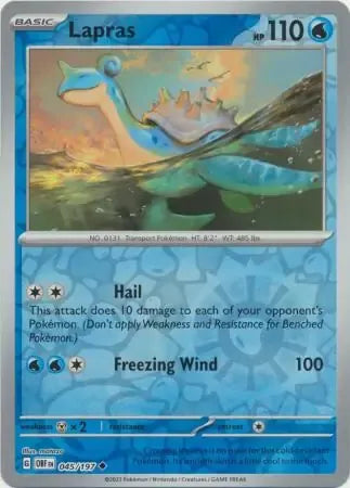 Lapras 45/197 Reverse Uncommon