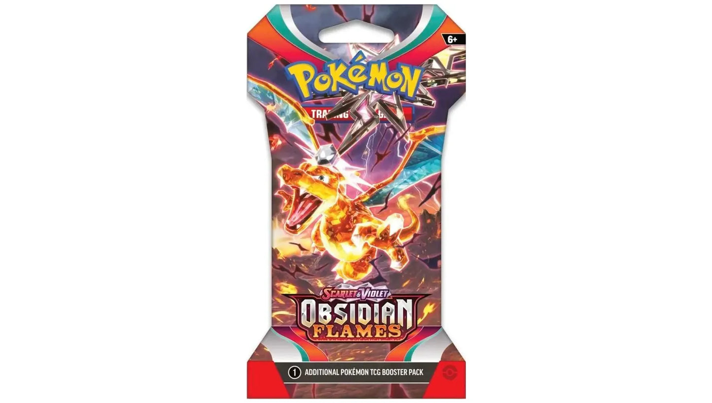 Obsidian Flames Sleeved Booster Pack Pokemon Cards