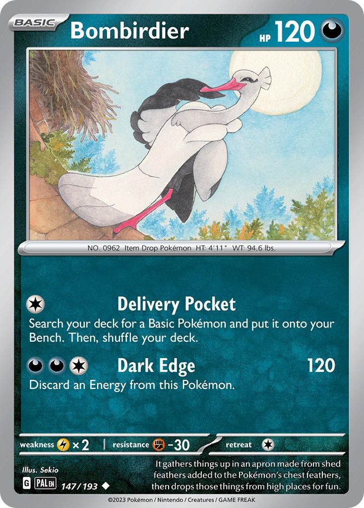 Bombirdier 147/193 Reverse Uncommon - MissingNo.