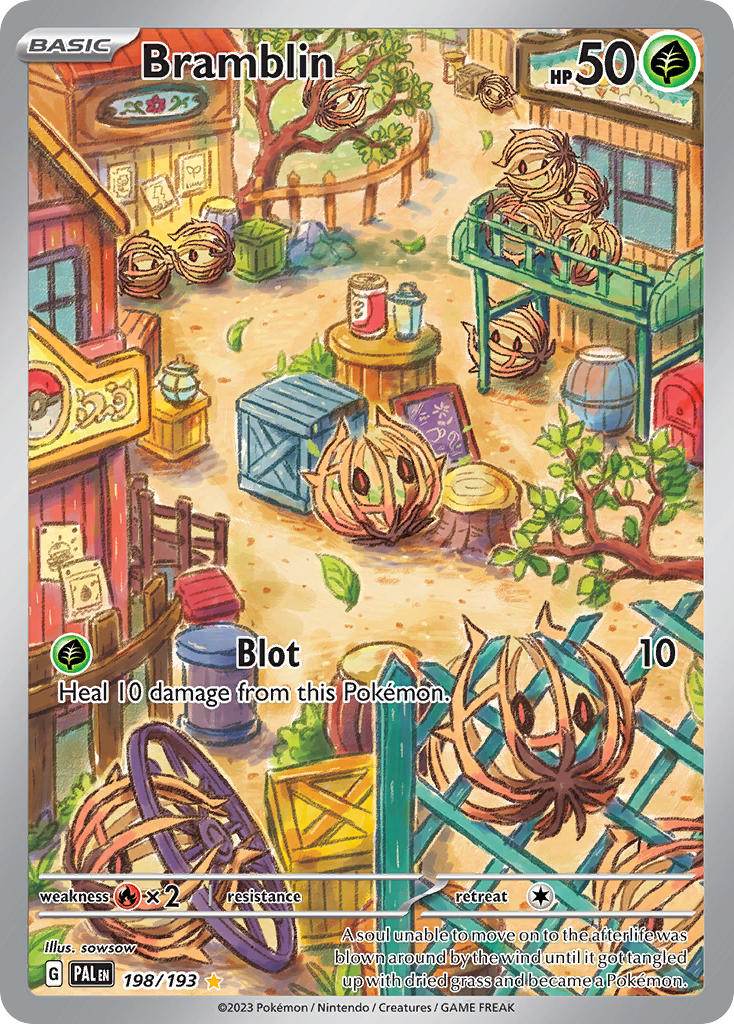 Bramblin 198/193 Illustration Rare - MissingNo.
