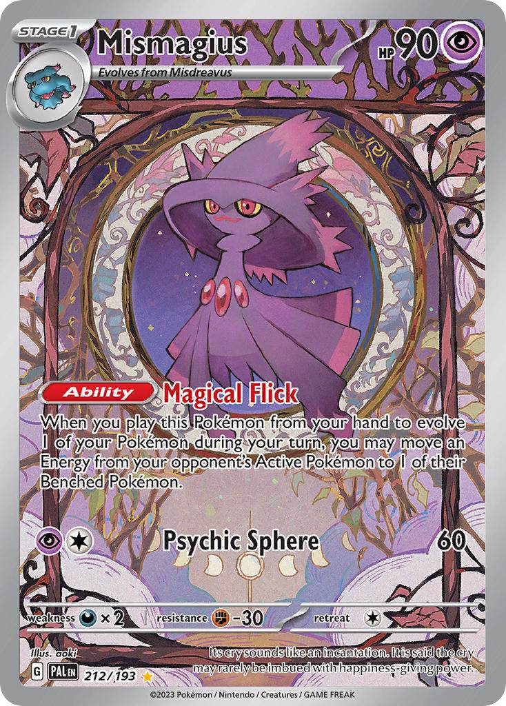 Mismagius 212/193 Illustration Rare - MissingNo.