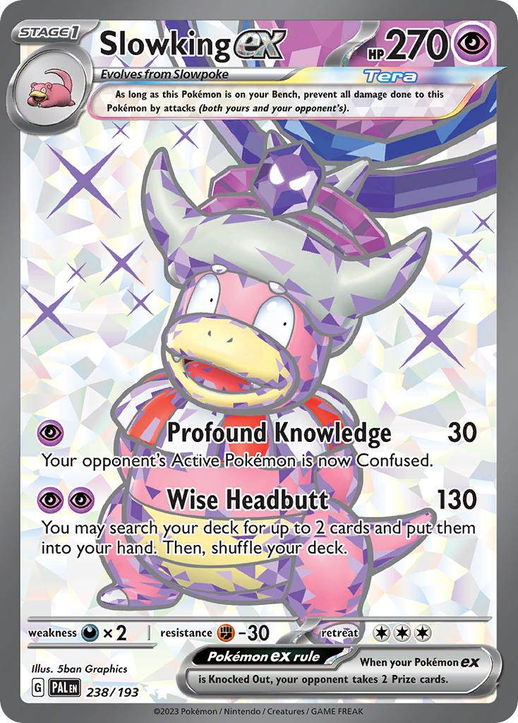 Slowking ex 238/193 Ultra Rare ex - MissingNo.