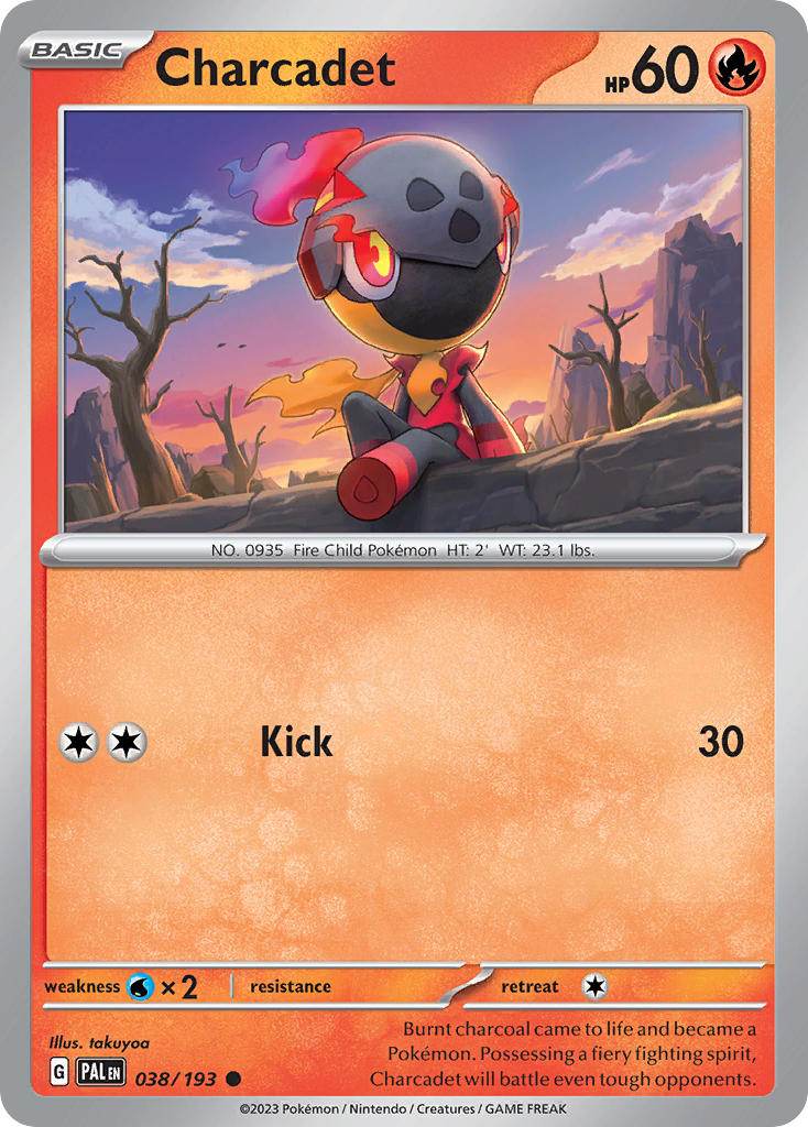 Charcadet 38/193 Reverse Common - MissingNo.