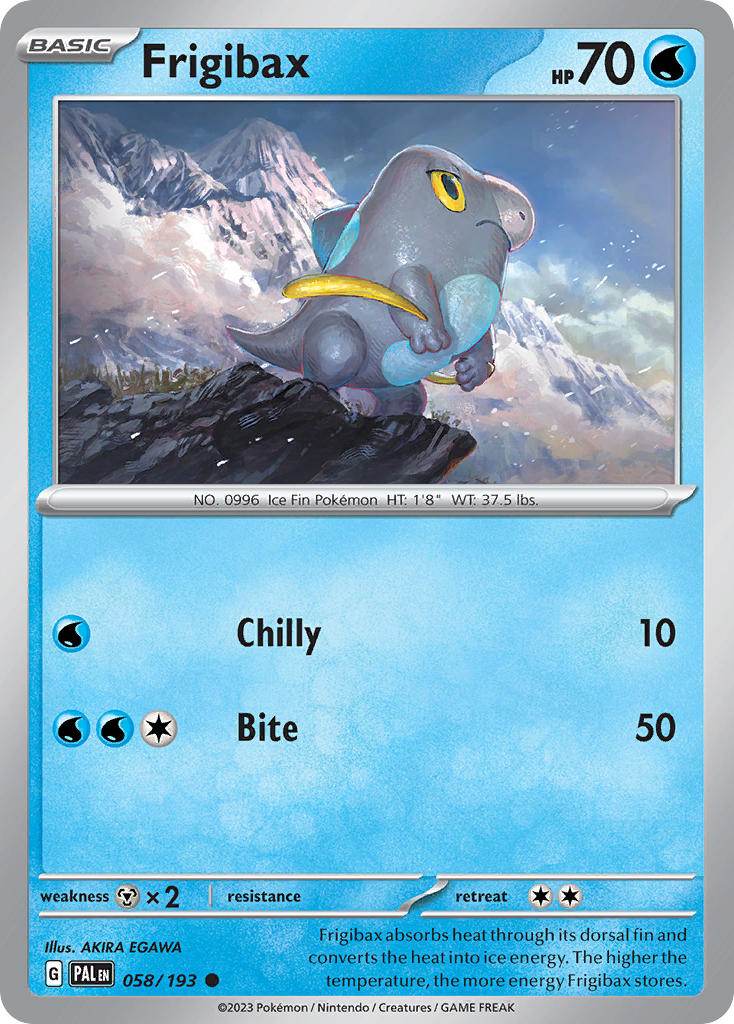 Frigibax 58/193 Cosmos Holo Snowflake Stamp Holiday Calendar 2024 Exclusive - MissingNo.