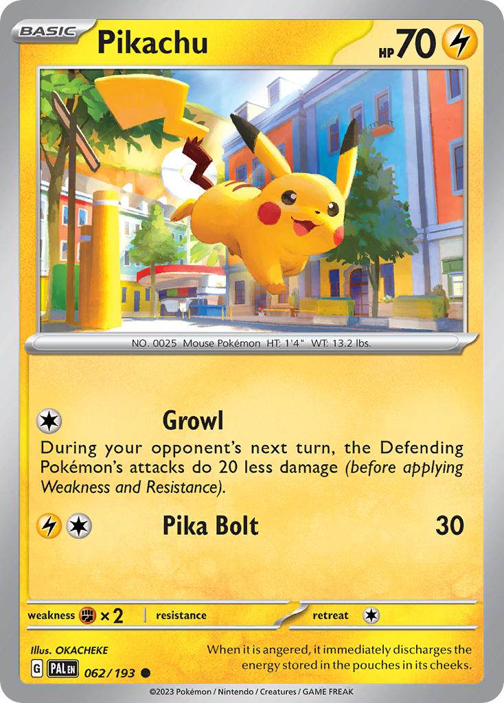 Pikachu 62/193 Reverse Common - MissingNo.