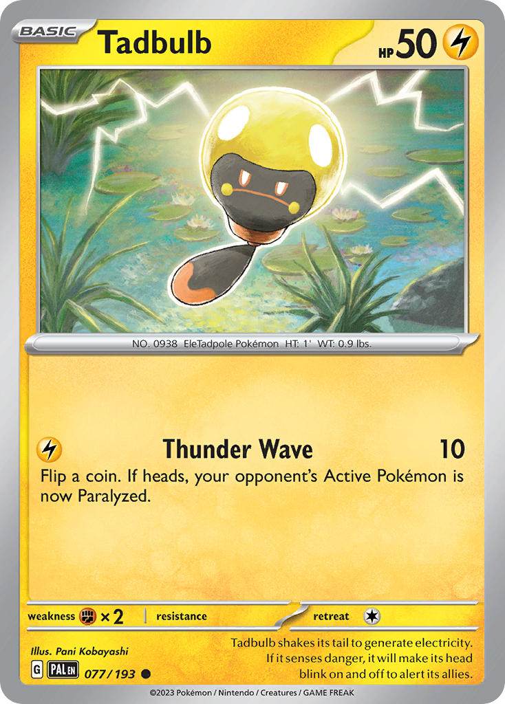 Tadbulb 77/193 Reverse Common - MissingNo.