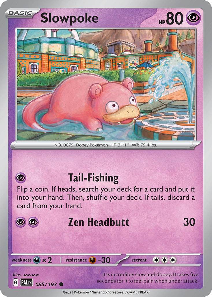 Slowpoke 85/193 Reverse Common - MissingNo.