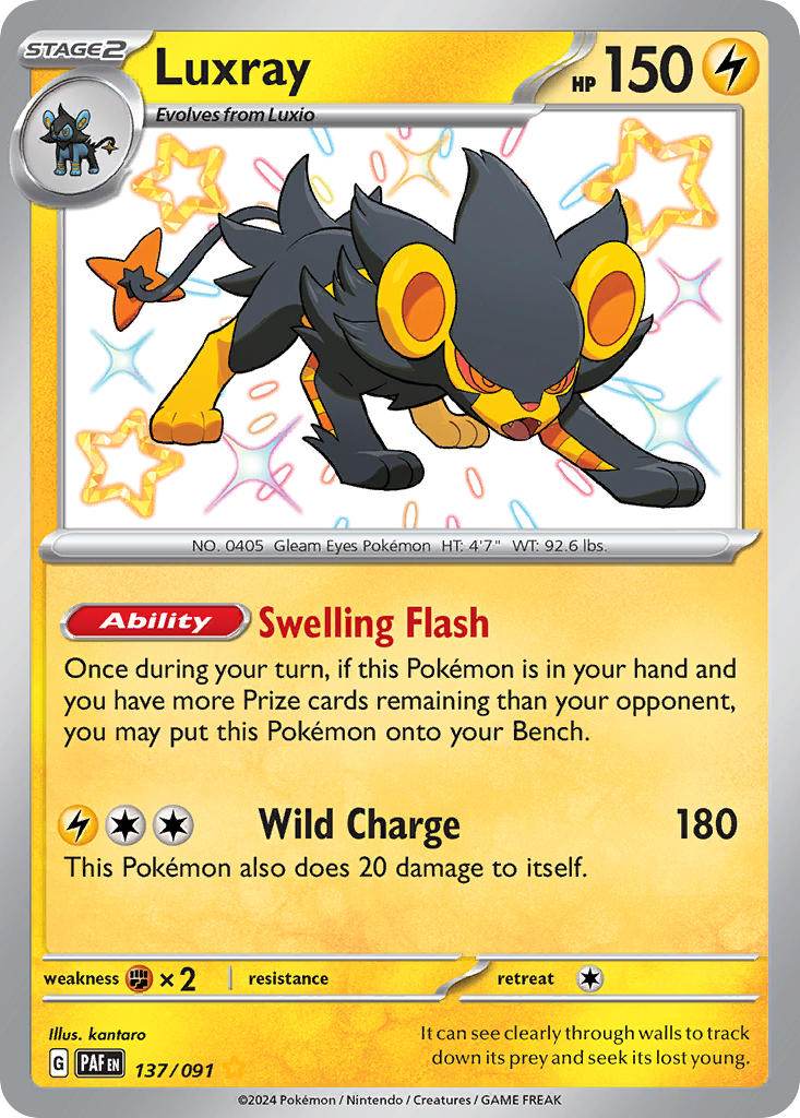 Luxray 137/91 Shiny Rare - MissingNo.