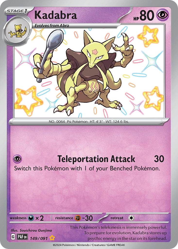 Kadabra 149/91 Shiny Rare - MissingNo.