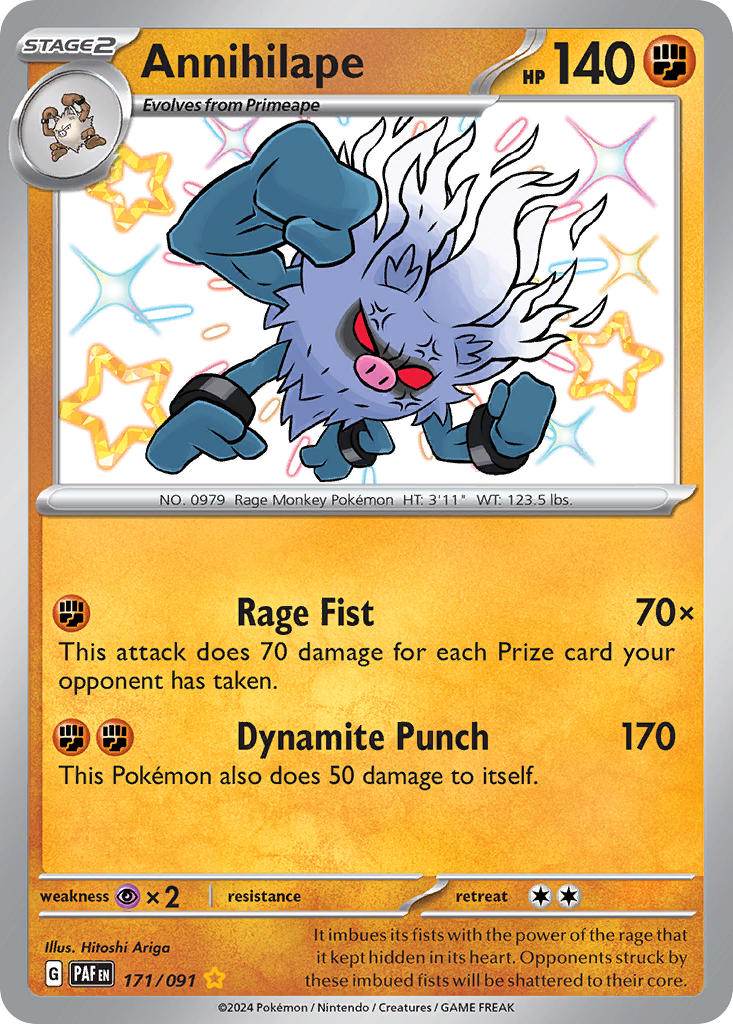 Annihilape 171/91 Shiny Rare - MissingNo.