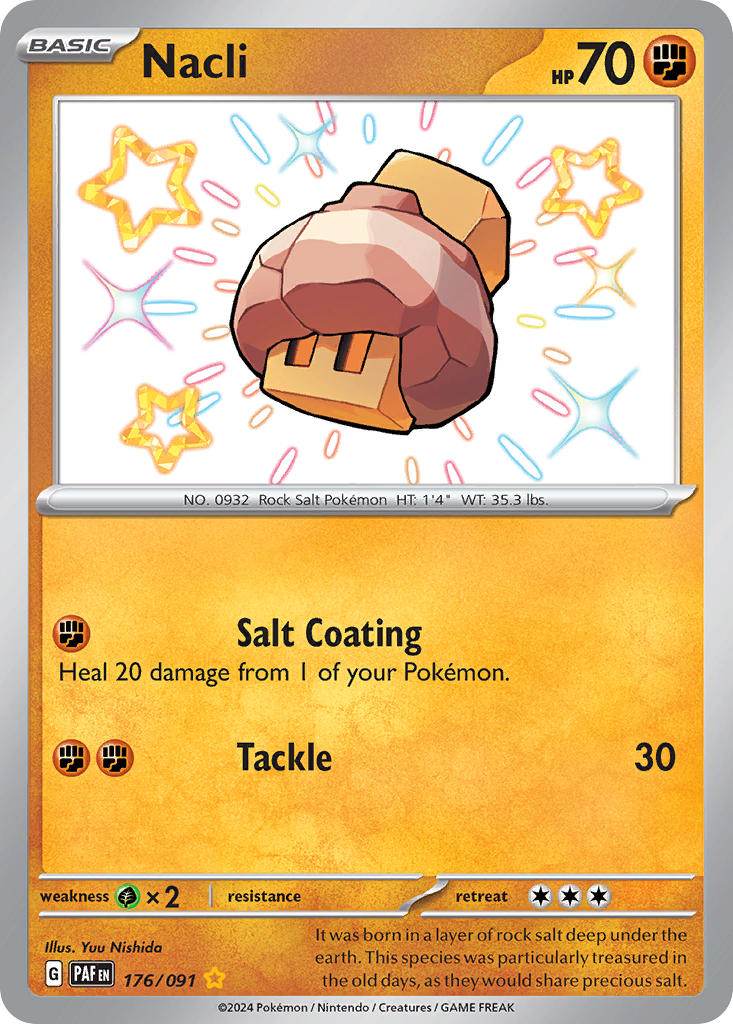 Nacli 176/91 Shiny Rare - MissingNo.