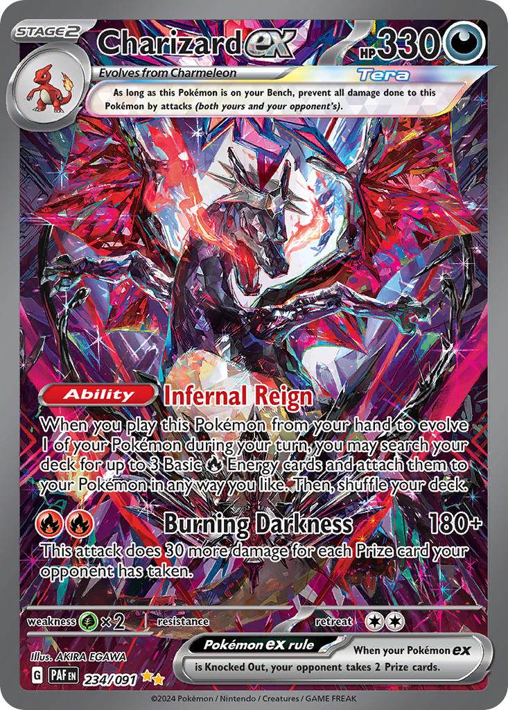 Charizard ex 234/91 Special Illustration Rare ex - MissingNo.