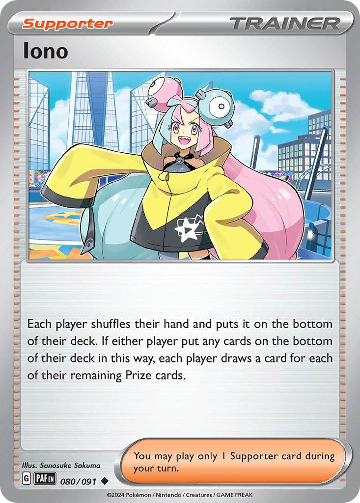 Iono 80/91 Reverse Uncommon - MissingNo.