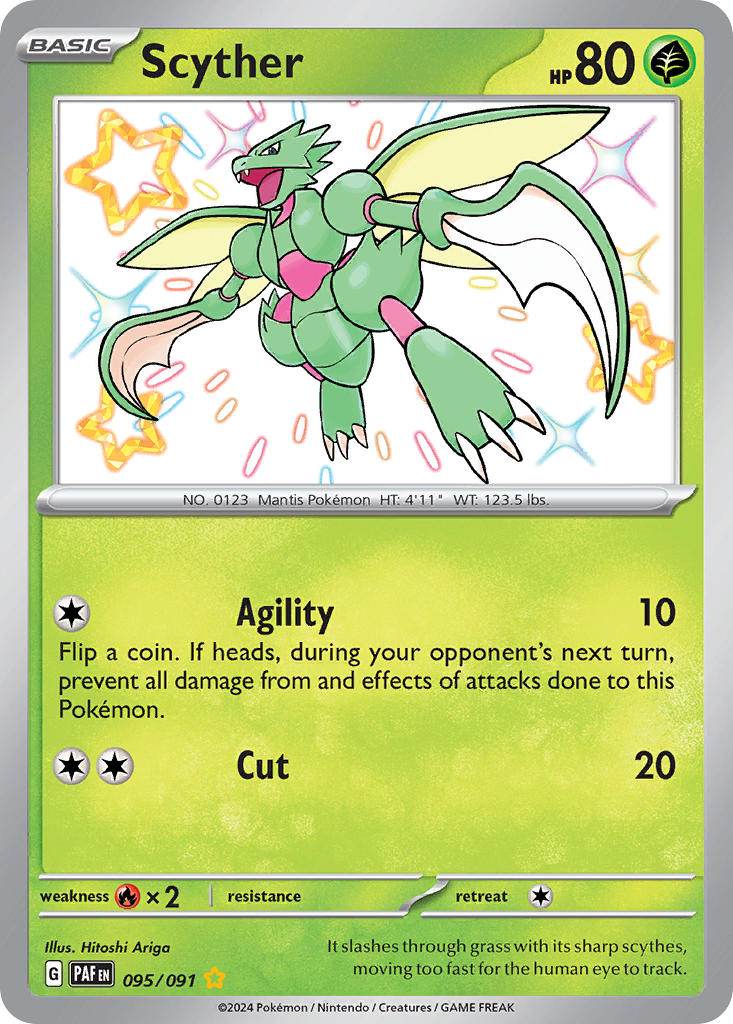 Scyther 95/91 Shiny Rare - MissingNo.