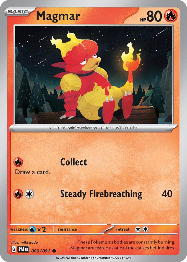 Magmar 9/91 Common - MissingNo.