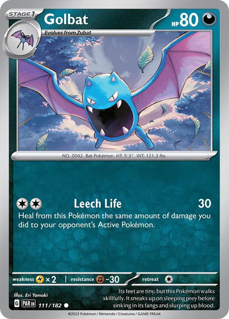 Golbat 111/182 Reverse Common - MissingNo.