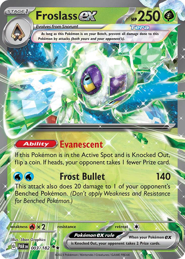 Froslass ex 3/182 Double Rare ex - MissingNo.