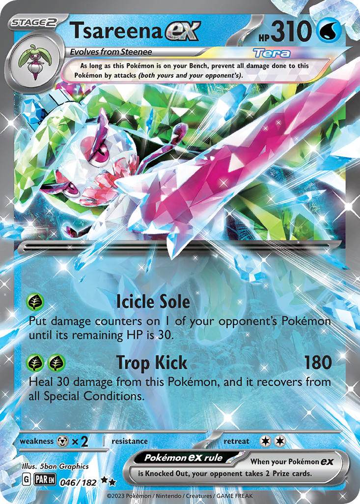Tsareena ex 46/182 Double Rare ex - MissingNo.
