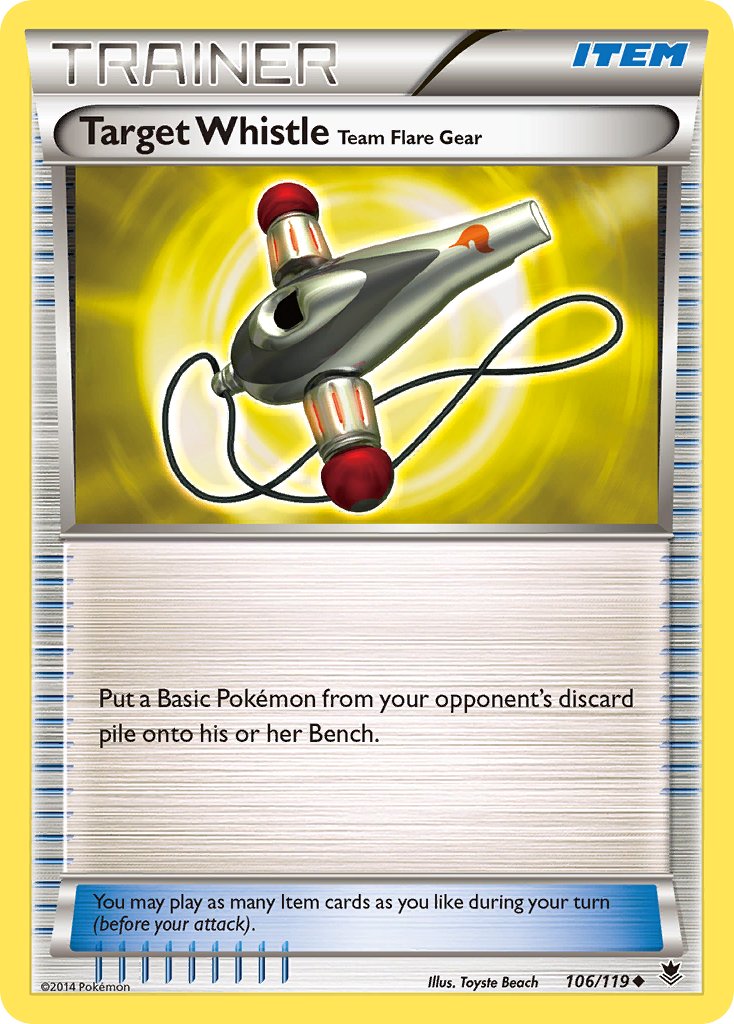 Target Whistle 106/119 Uncommon - MissingNo.