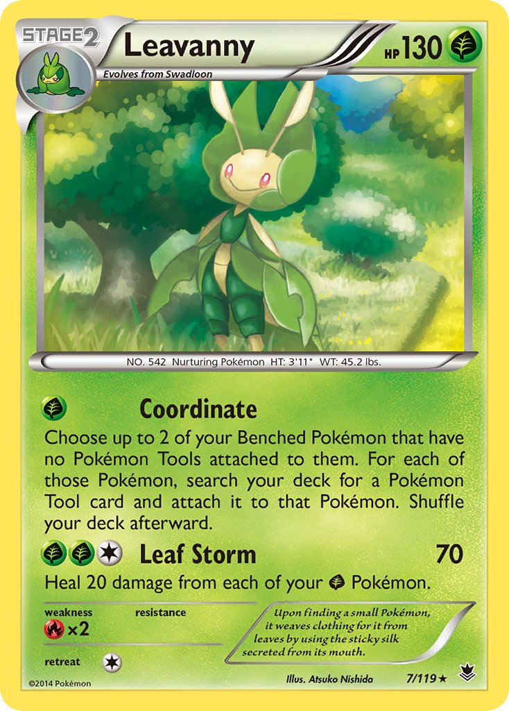 Leavanny 7/119 Non-Holo Rare - MissingNo.