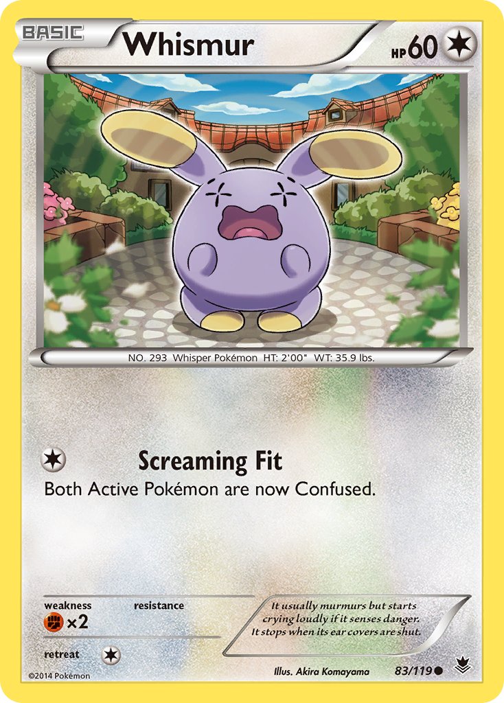 Whismur 83/119 Common - MissingNo.