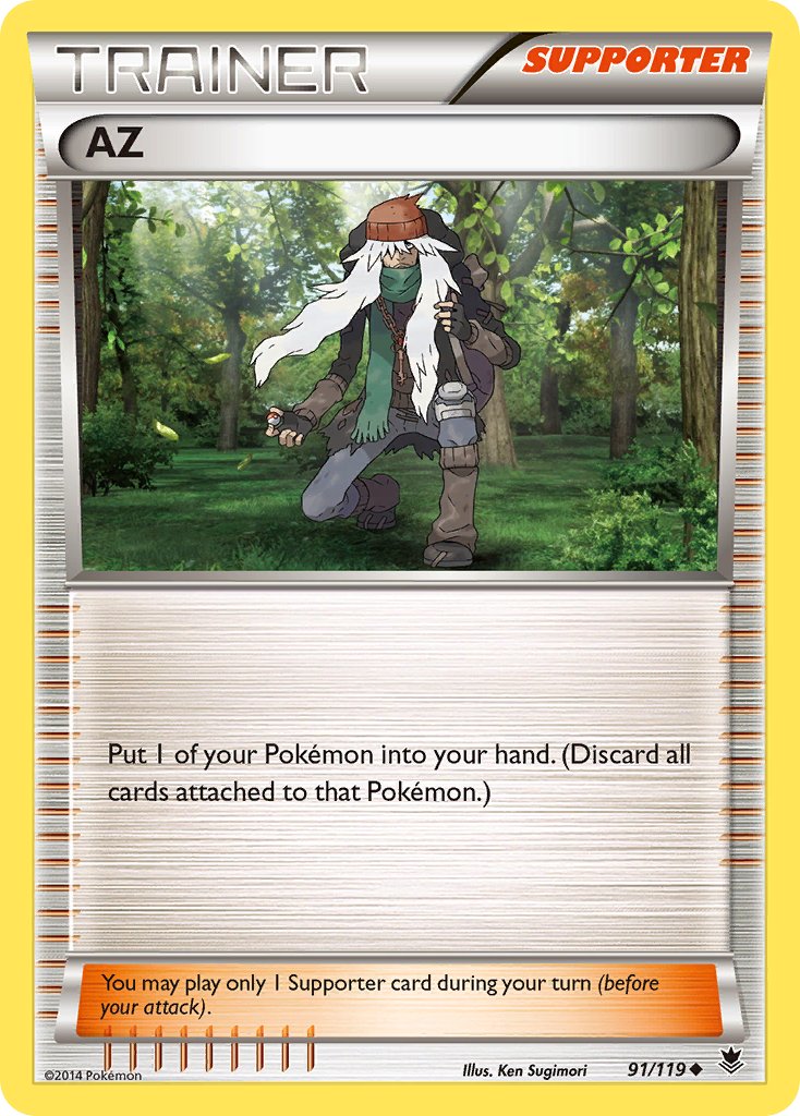 AZ 91/119 Reverse Uncommon - MissingNo.
