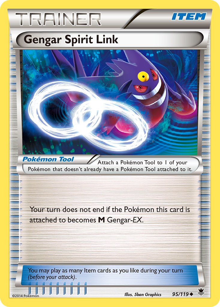 Gengar Spirit Link 95/119 Sheen Holo Gengar Spirit Link 2-pack Exclusive - MissingNo.