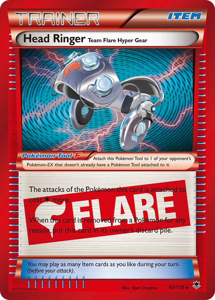 Head Ringer 97/119 Holo Rare - MissingNo.