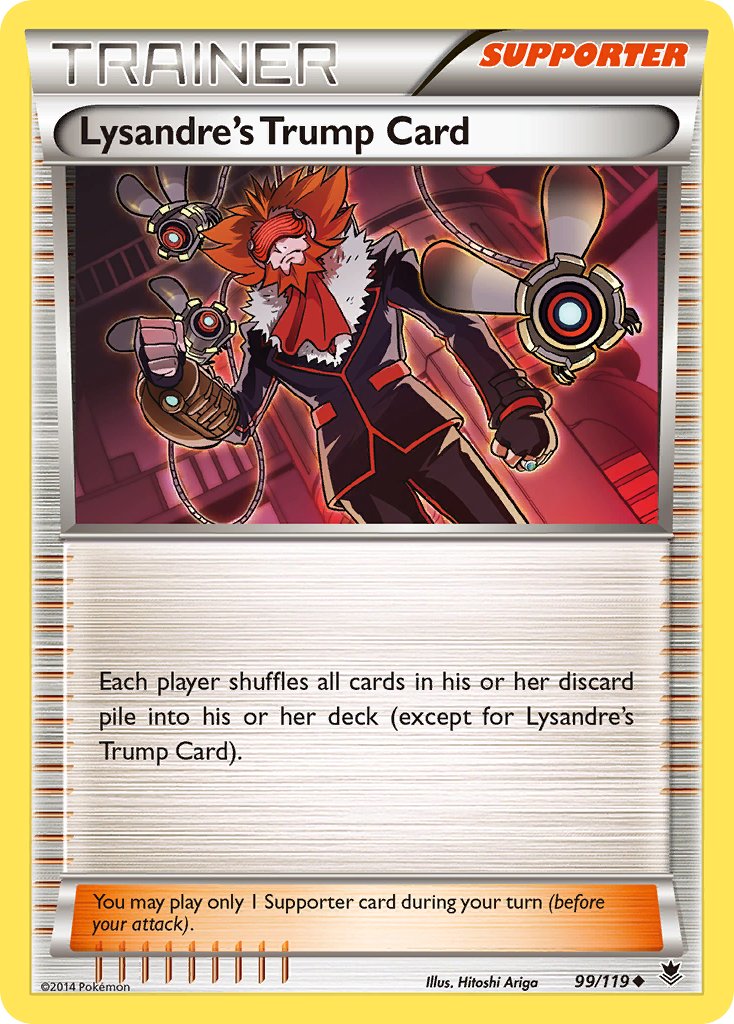 Lysandre's Trump Card 99/119 Uncommon - MissingNo.