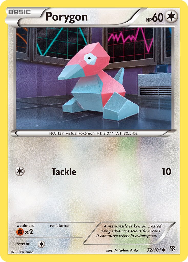 Porygon 72/101 Common - MissingNo.