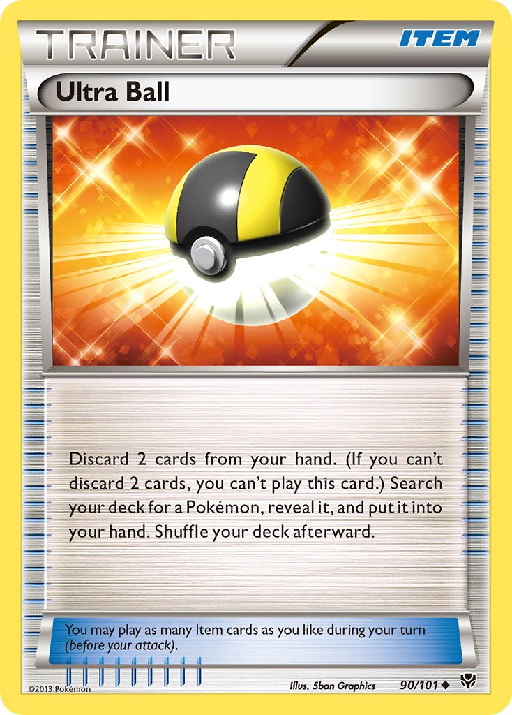Ultra Ball 90/101 Uncommon - MissingNo.
