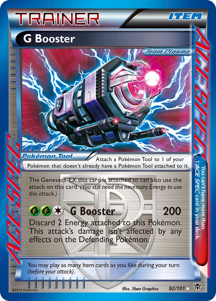 G Booster 92/101 Holo Rare Ace Spec - MissingNo.