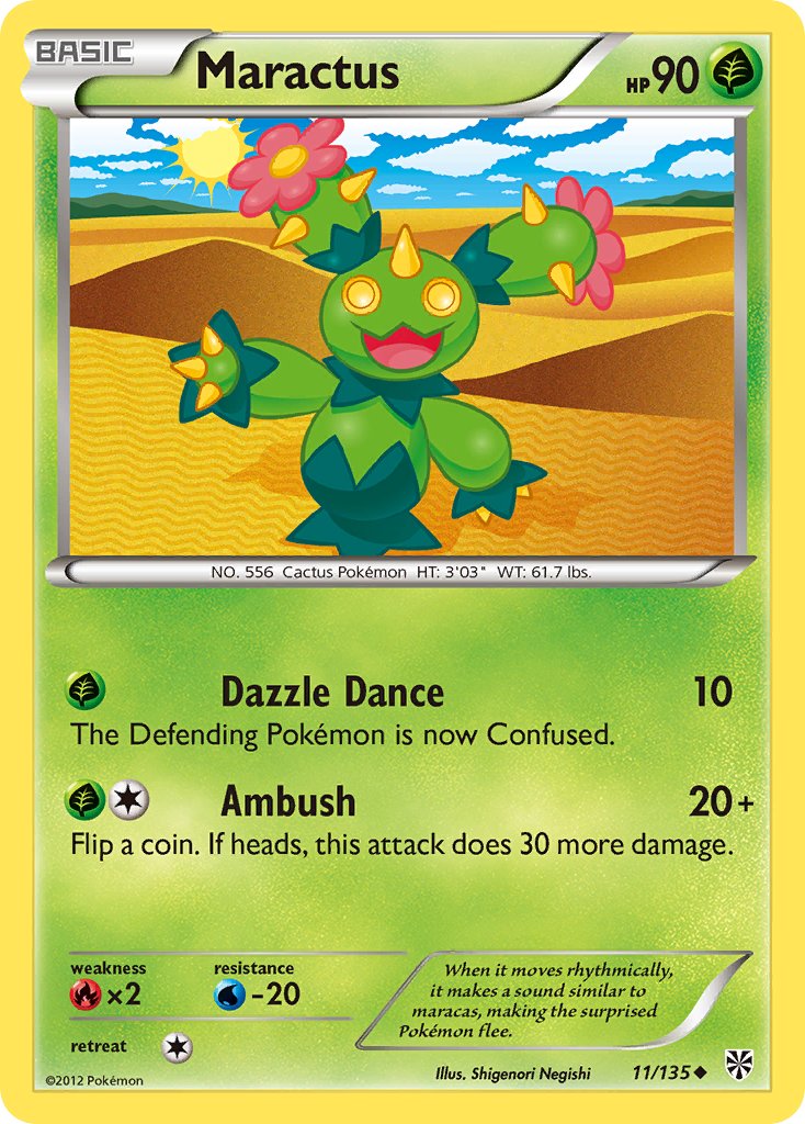 Maractus 11/135 Uncommon - MissingNo.