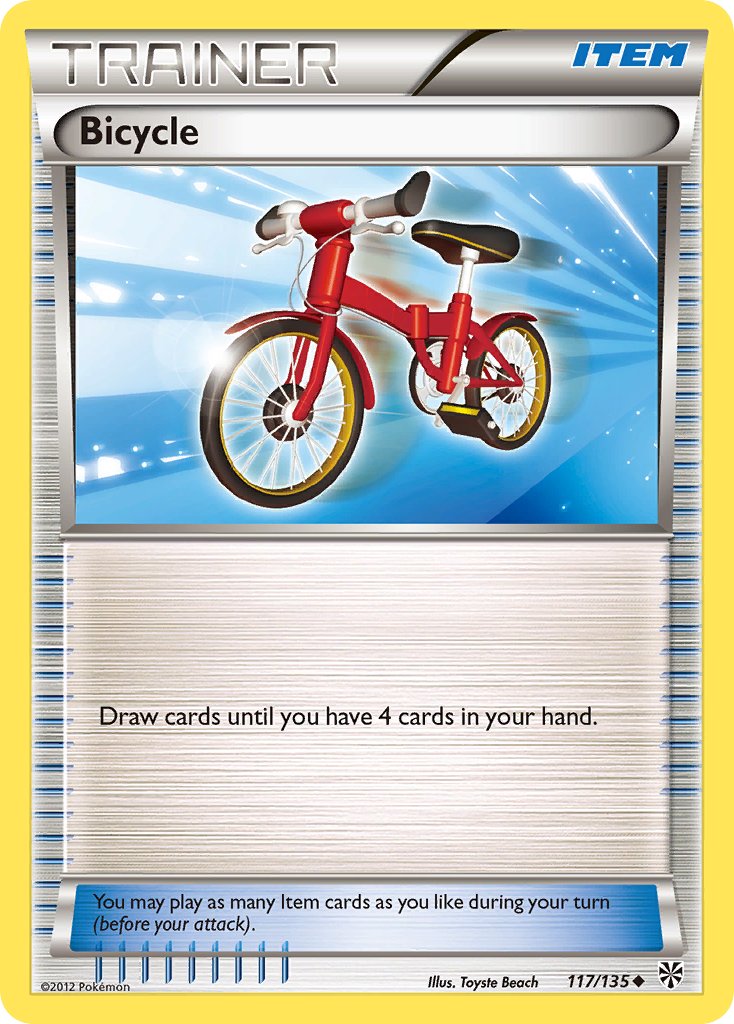 Bicycle 117/135 Reverse Uncommon - MissingNo.