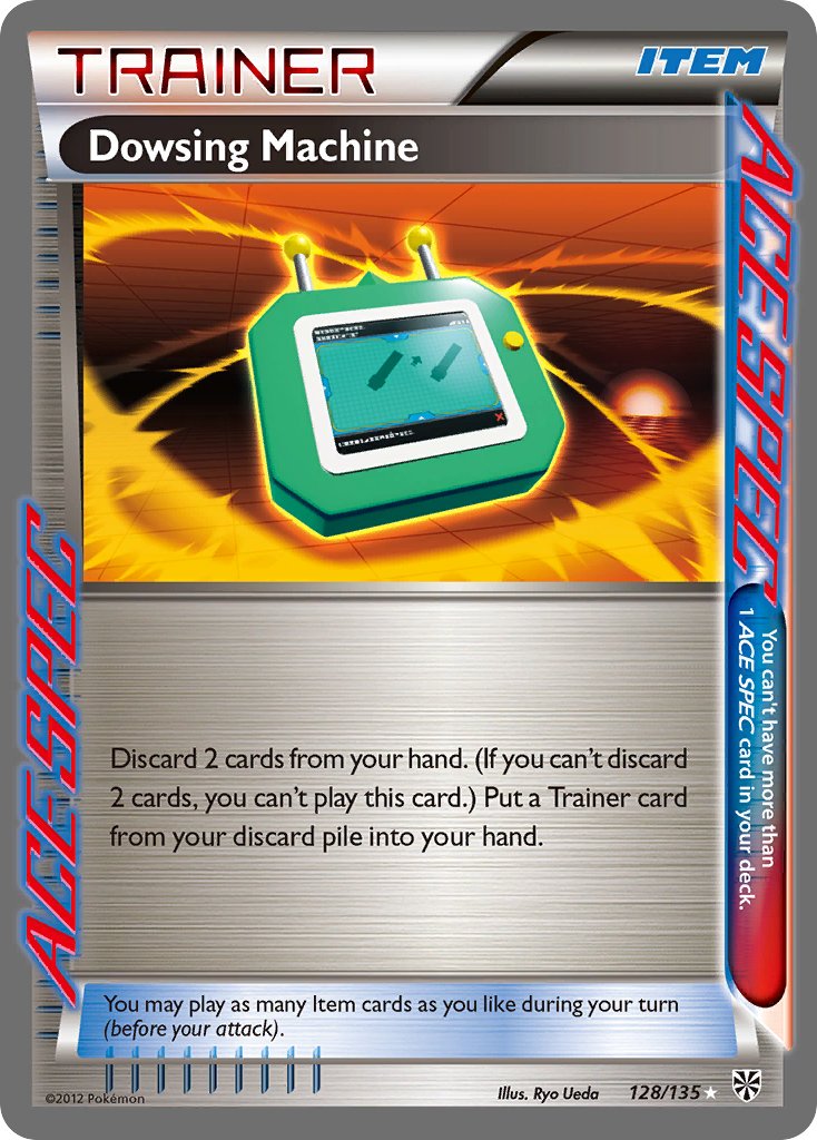 Dowsing Machine 128/135 Holo Rare Ace Spec - MissingNo.