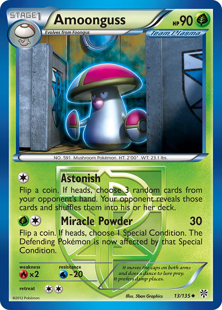Amoonguss 13/135 Uncommon - MissingNo.