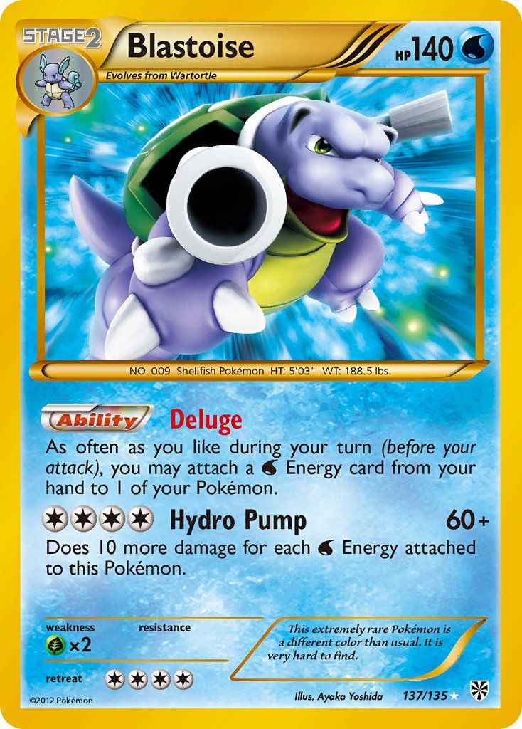 Blastoise 137/135 Holo Secret Rare - MissingNo.