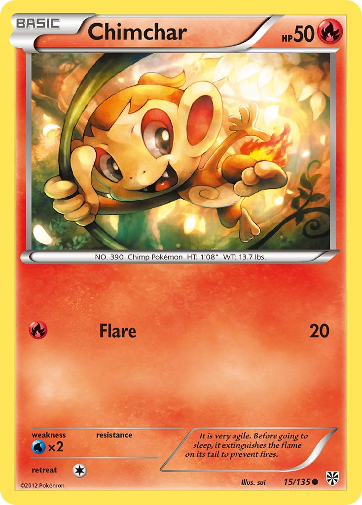 Chimchar 15/135 Common - MissingNo.