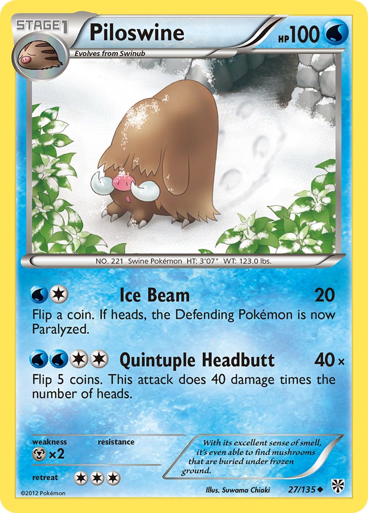 Piloswine 27/135 Uncommon - MissingNo.