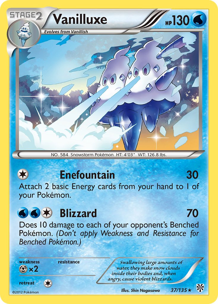 Vanilluxe 37/135 Reverse Rare - MissingNo.