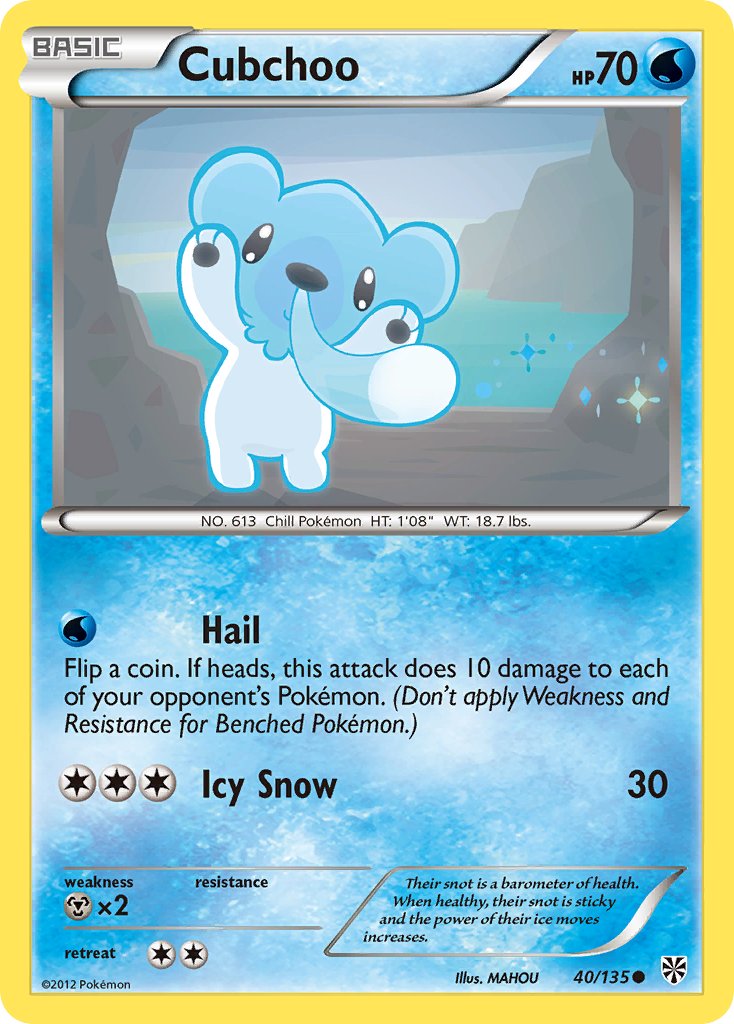 Cubchoo 40/135 Reverse Common - MissingNo.