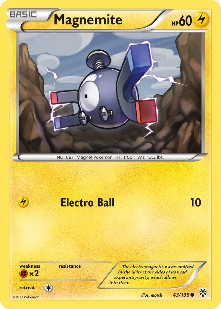 Magnemite 43/135 Reverse Common - MissingNo.