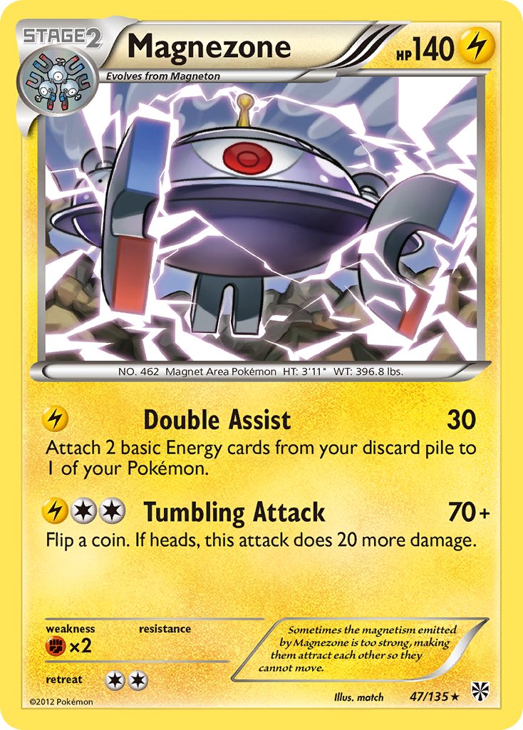 Magnezone 47/135 Reverse Rare - MissingNo.