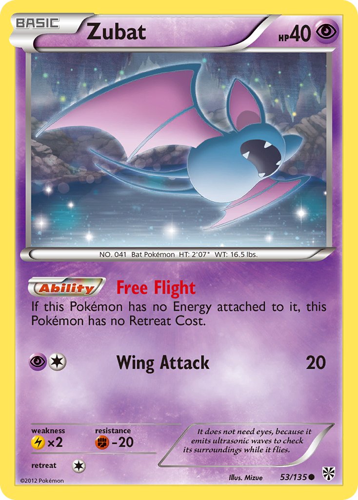 Zubat 53/135 Common - MissingNo.